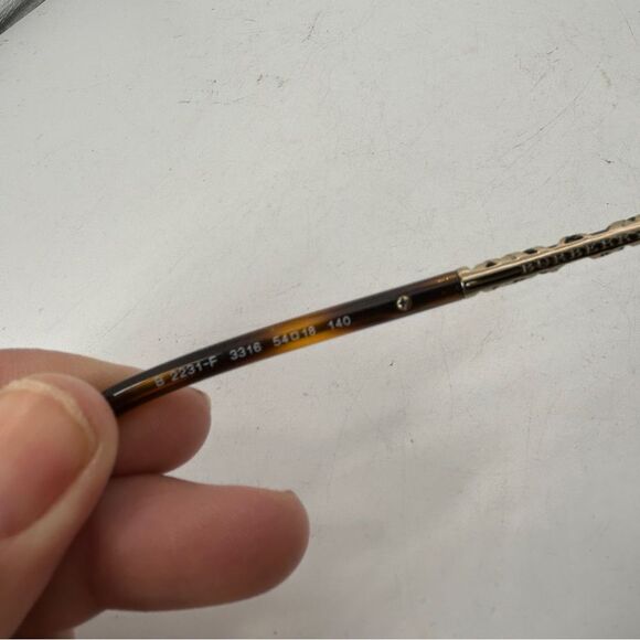 BURBERRY BE2231F Brown Gold sunglasses Optical nova Check plaid Frame 54mm 22 - Picture 12 of 16